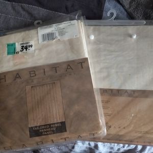 NWT curtains, 2 panels, 54" x 84"